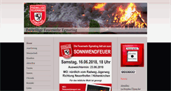 Desktop Screenshot of feuerwehr-egmating.de